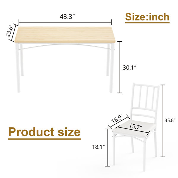 Dimensions du produit