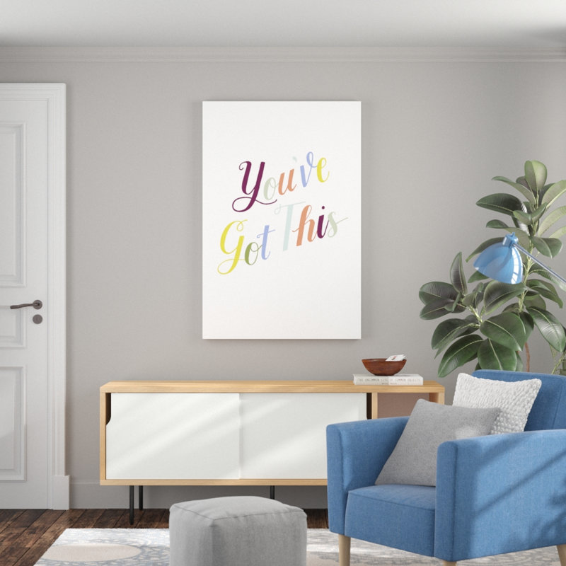Be Yourself II by Grace Popp - Typography Print, Wrapped Canvas, 30cm H x 20cm W