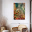 Bouddha assis en couleurs sur toile-137972885