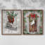 Patins de Noël - reproduction encadrée de qualité supérieure - prêt à être accroché - aucun clou requis - aucun clou requis-1265057788-1265057731