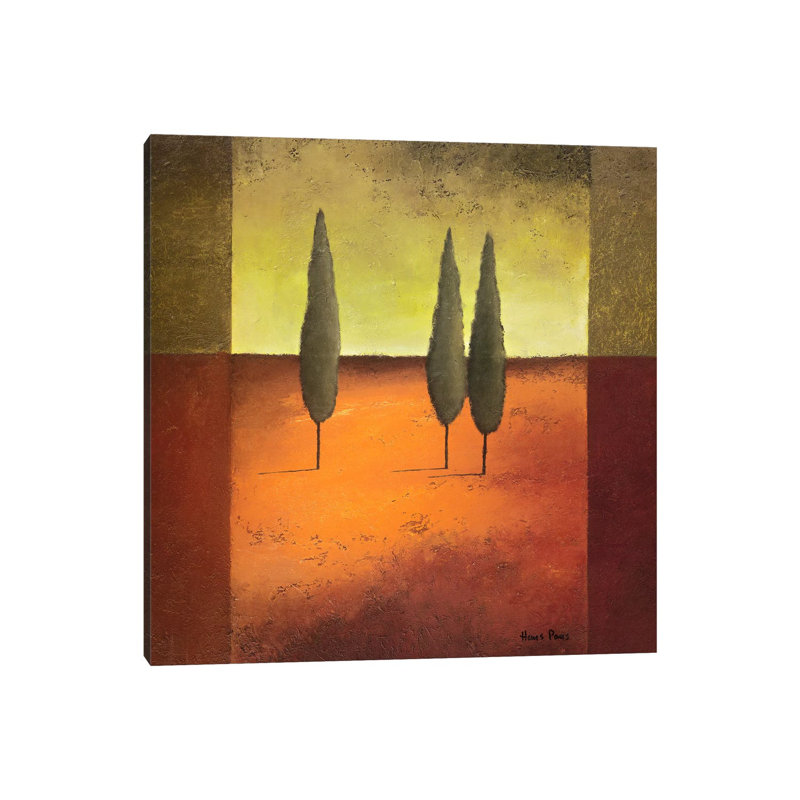 Trees IV by Hans Paus - Wrapped Canvas Gallery-Wrapped Canvas Giclée, 45.72 cm H x 45.72 cm W x 1.91 cm D