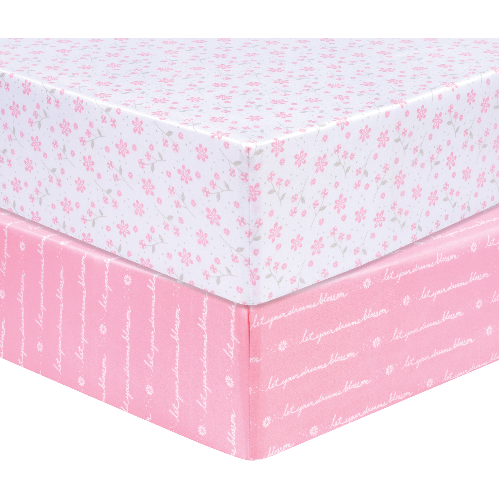 Harper Orchard Edward Sammy And Lou Floral 2 Pack Microfiber Fitted