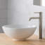 Lavabo de salle de bain vasque circulaire en céramique avec robinet-3955078