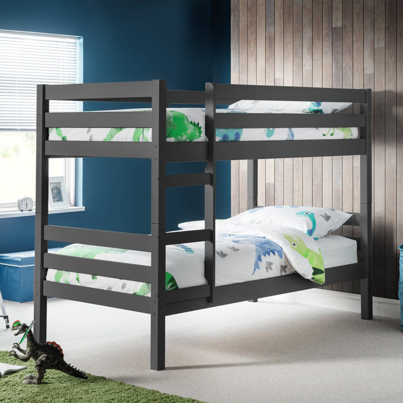 Scoggins Single (3') Bunk Bed, No Mattress, Anthracite