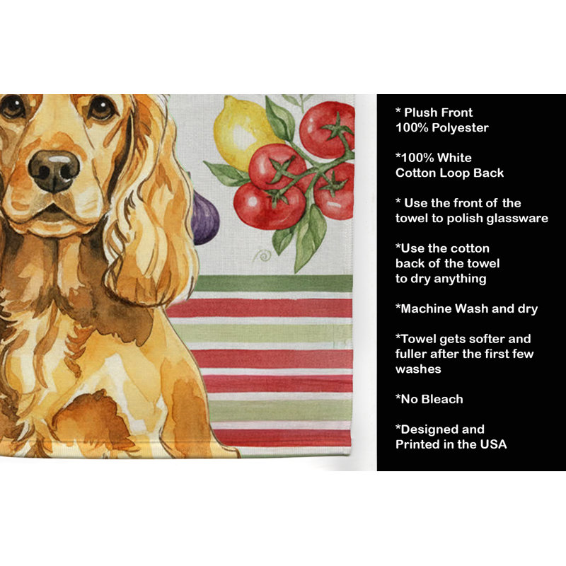 Serviette de cuisine Golden English Cocker Spaniel, Golden English Cocker Spaniel