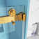 Opal Mirage MCOCOD 56-61" W x 66" H Double Sliding Smooth Anti-Collision Sliding Tub Door with 3/8"(10mm) Clear Glass