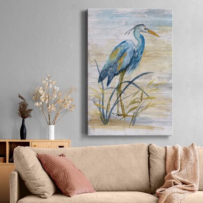 Sand & Stable Blue Heron I On Canvas & Reviews | Wayfair