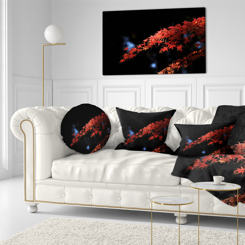 Coussin lombaire à feuilles d'automne 