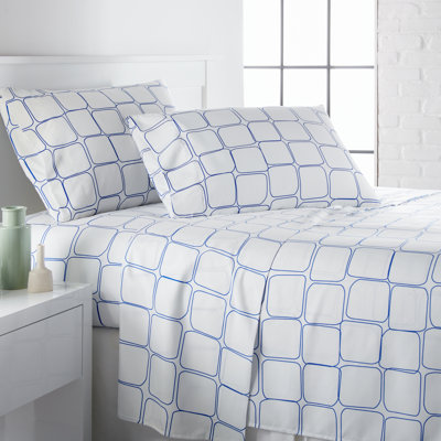 Ensemble de draps Tilted Tiles