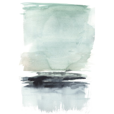 Teal Moor I - Wrapped Canvas Painting