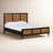 Chrystopher Solid Wood with Cane Low Profile Platform Bed-864415010
