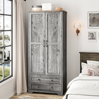 American Country Vintage Armoire by Winston Porter