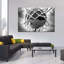 BW Basketball - impression sur toile tendue-2019547715