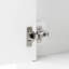 Lavabo de salle de bain élégant et moderne en céramique 24 po avec porte ouverte et armoire de rangement en céramique