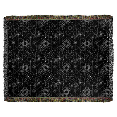 Couverture en coton tissé Katelyn Elizabeth Astrology