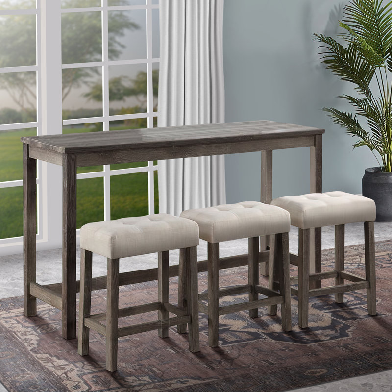 Ensemble repas pour 3 personnes Dilmore, Brun