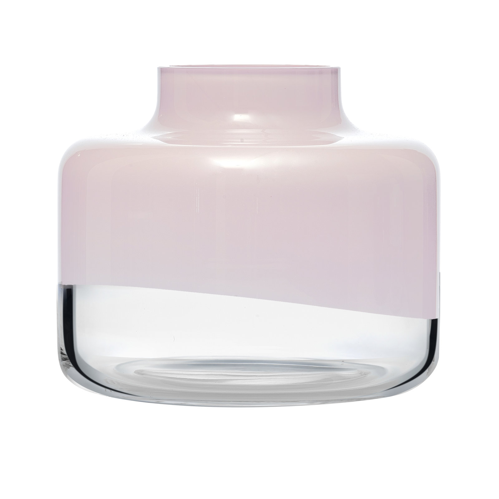 Magnolia Crystal Table Vase, Top Opal Lila