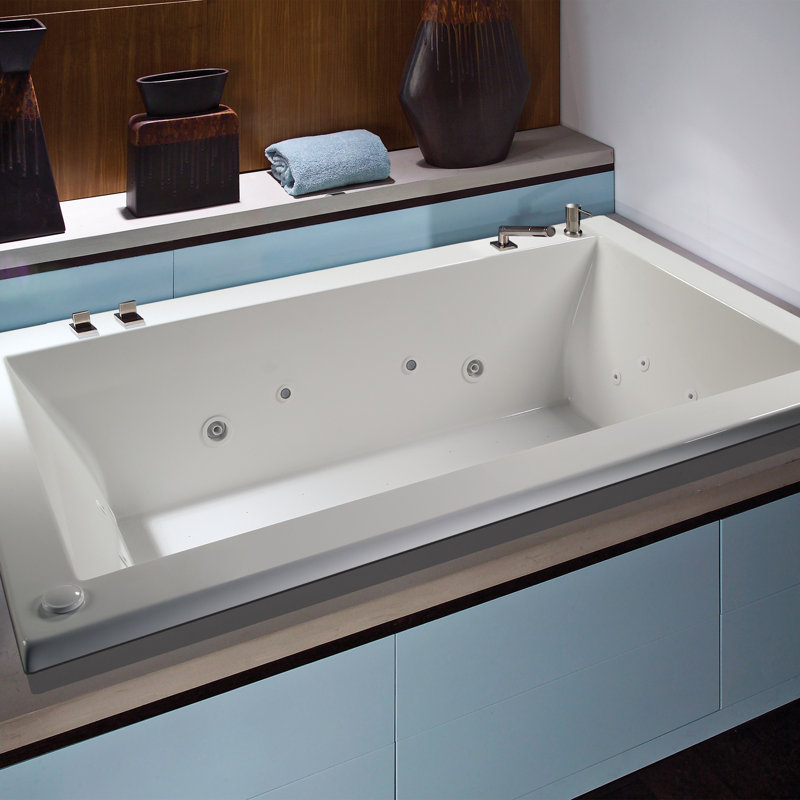 Baignoire à air 66 "MTI Solutions 22, Blanc, Sous-comptoir