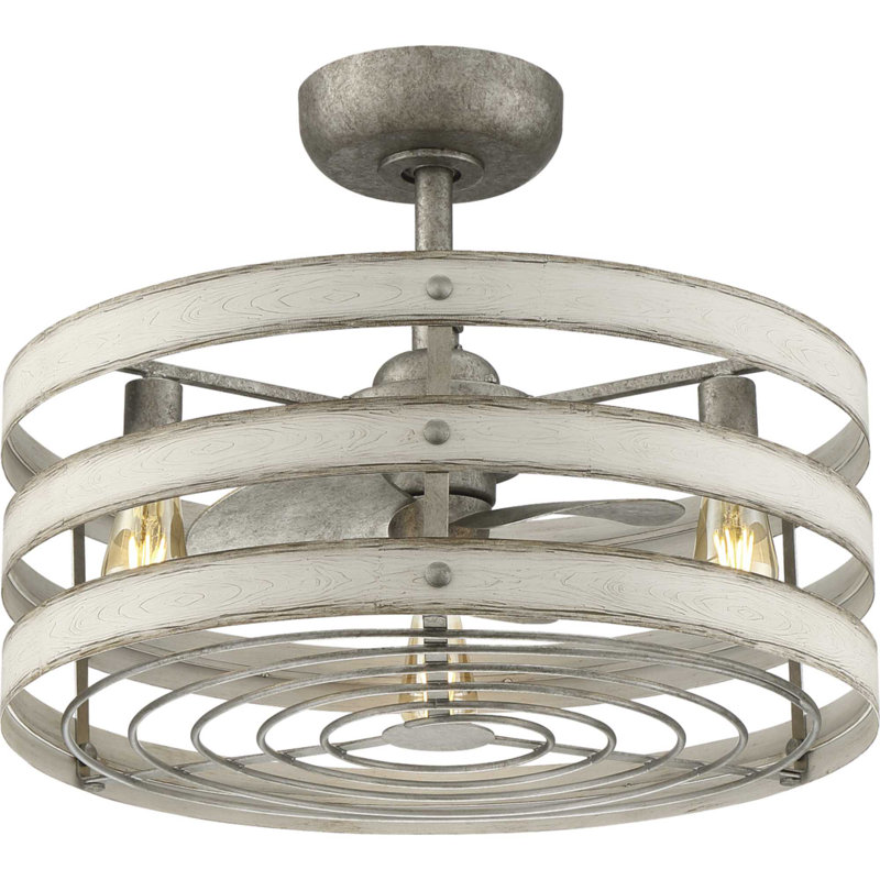 Gulliver 23.5'' Ceiling Fan with Light Kit, Galvanized