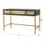 Thetisa Wooden 3 Drawers Desk with Mirrored Front and Outlet-523859110