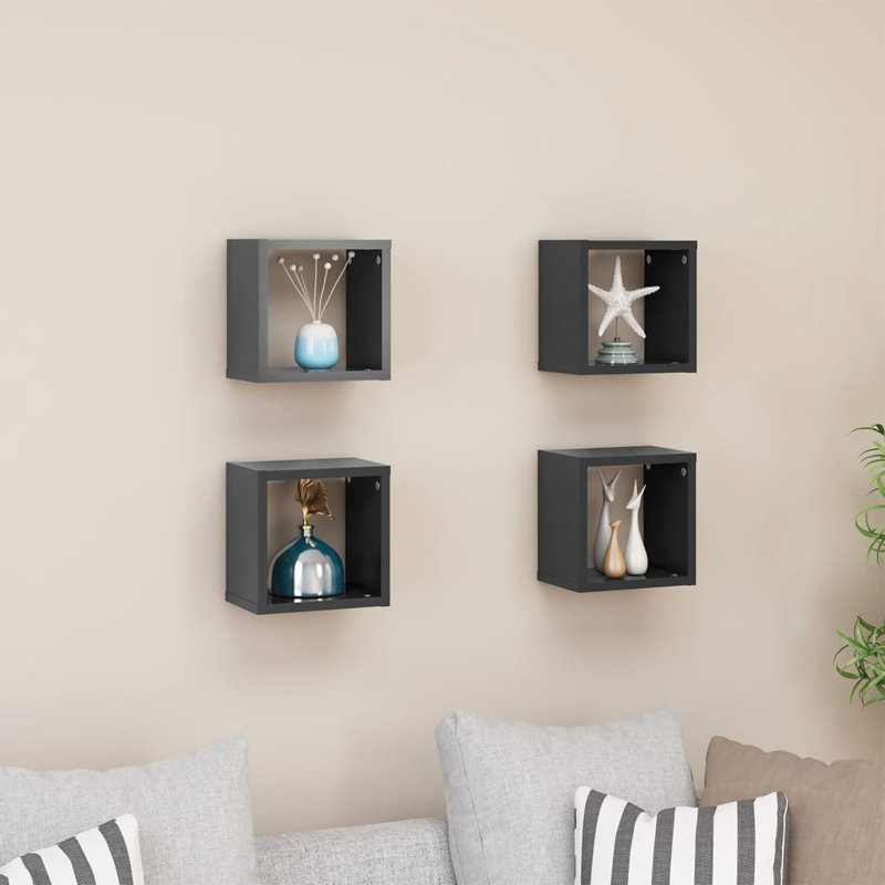 Rubino 4 Piece, Grey Sonoma, 60 x 15 x 23 cm