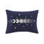  Édredon en velours bleu marine - rembourrage, motif à losanges, avec coussin décoratif, housse, taies décoratives et-120274448-120274454