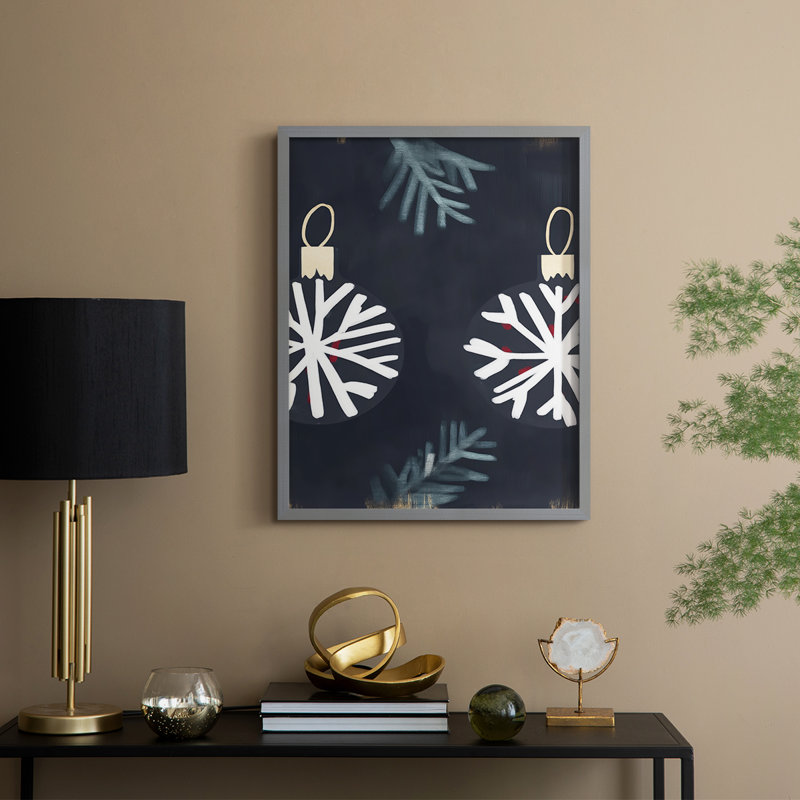 Reproduction encadrée - bois massif, H 30 po x l 24 po, Gris