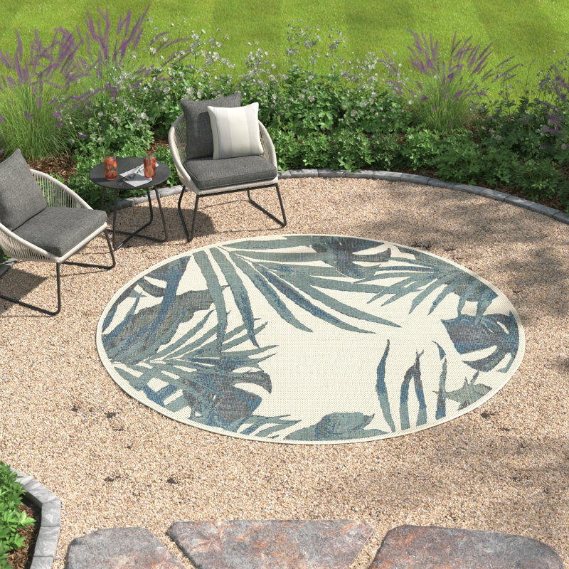 Mount Washington Indoor/Outdoor Rug, Round 5'3"