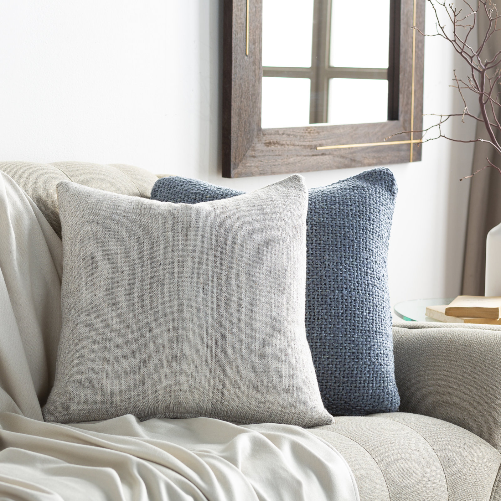 Rylie Pillow Cover, 20" x 20", Down