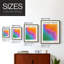 Reproduction encadrée Gallerie Gradient I-Premium - prête à être accrochée - aucun clou requis - aucun clou requis-345701687-345701692