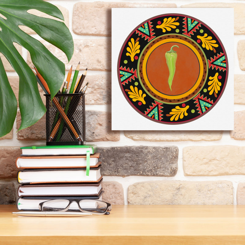 «Talavera Tex-mex 4» par Art Licensing Studio, art mural sur toile