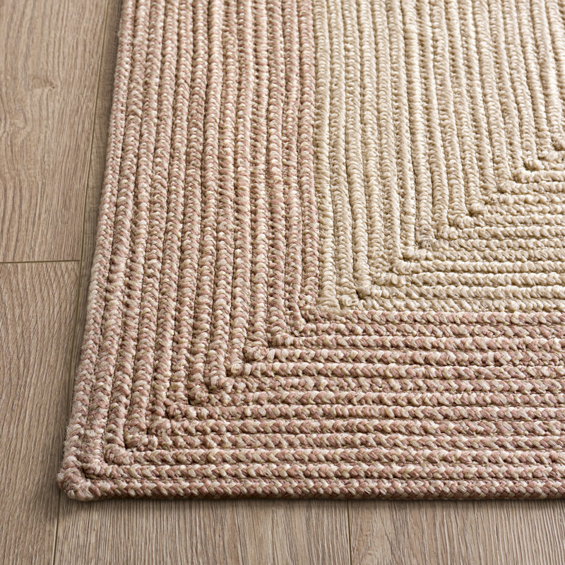 Braided 284 Hand Woven Performance Machine Washable No Pattern Rug, Rectangle 3' x 5'