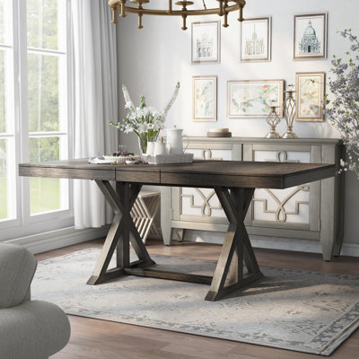Harto Solid Wood Base Dining Table