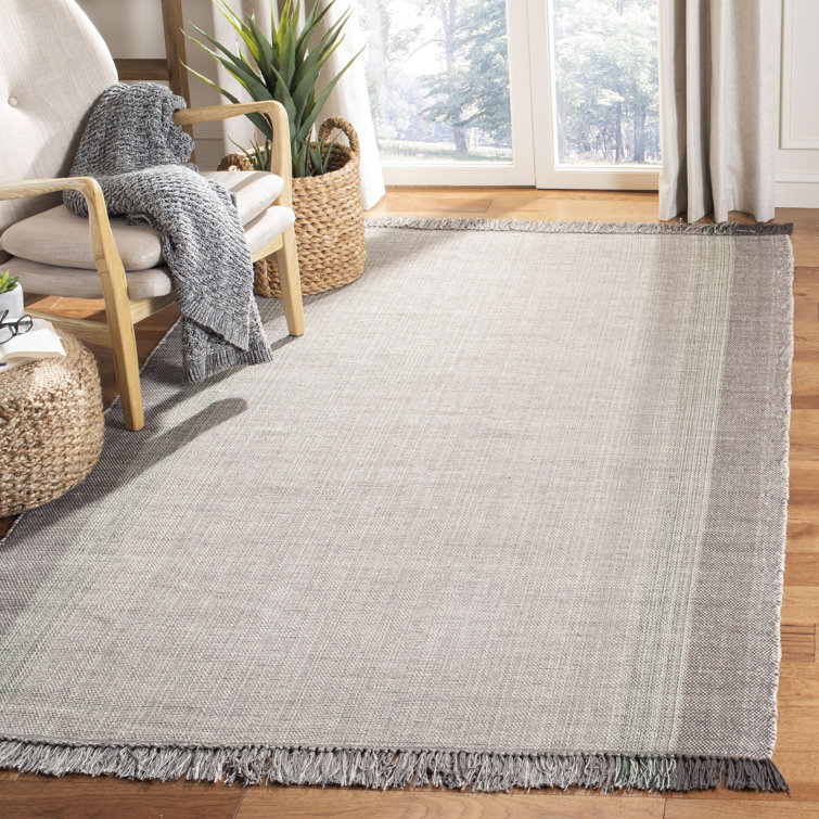 Zoltán Hand Woven Cotton Striped Rug