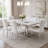 Keasya 18.3" H Faux Leather Upholstered Modern Dining Chairs With Silver Metal Frame-30660778-30660862