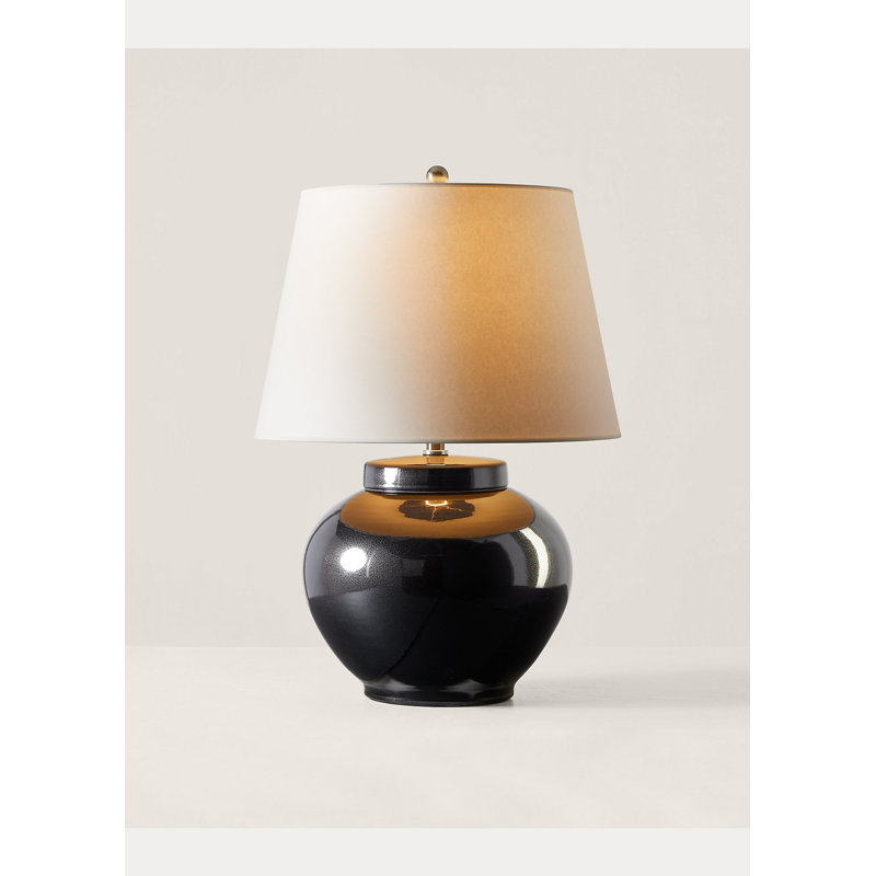 Ralph Lauren Home Carter Small Standard Table Lamp, Black