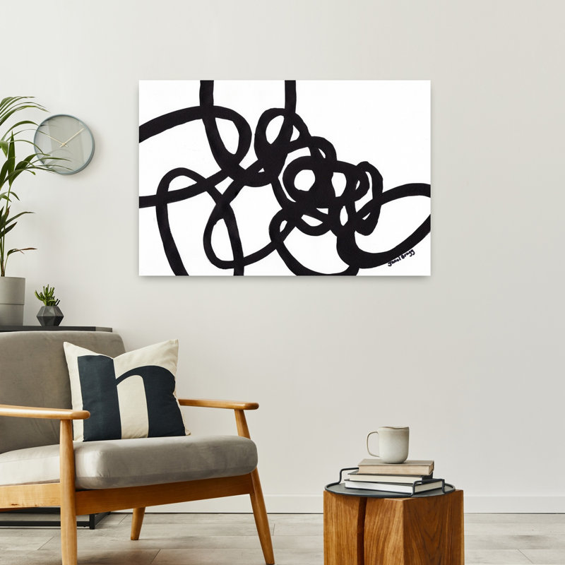 Art contemporain contemporain abstrait, H 24 po x l 36 po