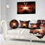  Coussin lombaire papillon abstrait