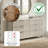 Aurelin Mid-Century Modern 54.8"W 6 Drawer Dresser-62045571