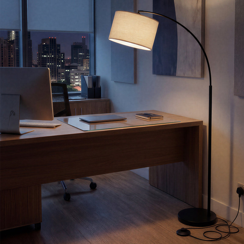 183cm Matte Arched Floor Lamp