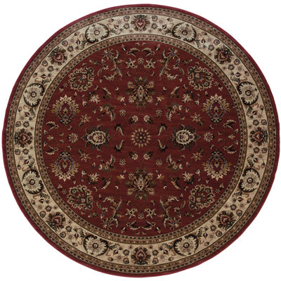 Tapis rouge / ivoire Shelburne