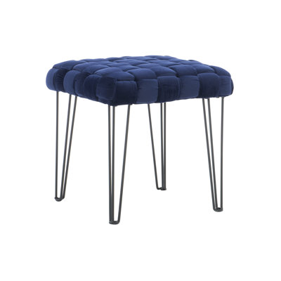 Tabouret d'appoint en velours de 18 po de haut Hellman