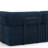 Upholstered Compression Blue Corduroy Convertible Sleeper Sofa Bed - Foldable Floor Couch With No Assembly-251000549-237541010