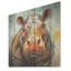 Hippopotame I - Hippopotame sur bois-1407065937