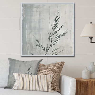 " Gray Leaves Pewter Pine "