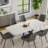 Deivydas Modern Rectangular Sintered Stone Dining Table with Pedestal Base Pre-Assembly-560568962-560776579