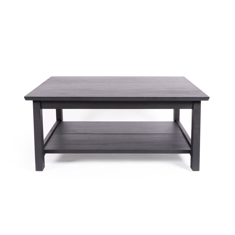Highlands Solid Wood 4 Legs Coffee Table with Storage, Centennial