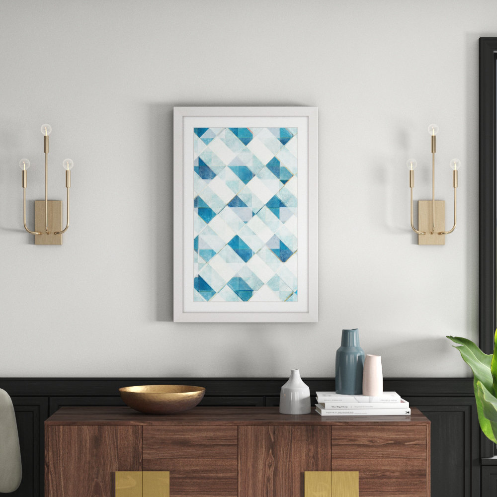 Interwoven - Picture Frame Graphic Art Print on Paper