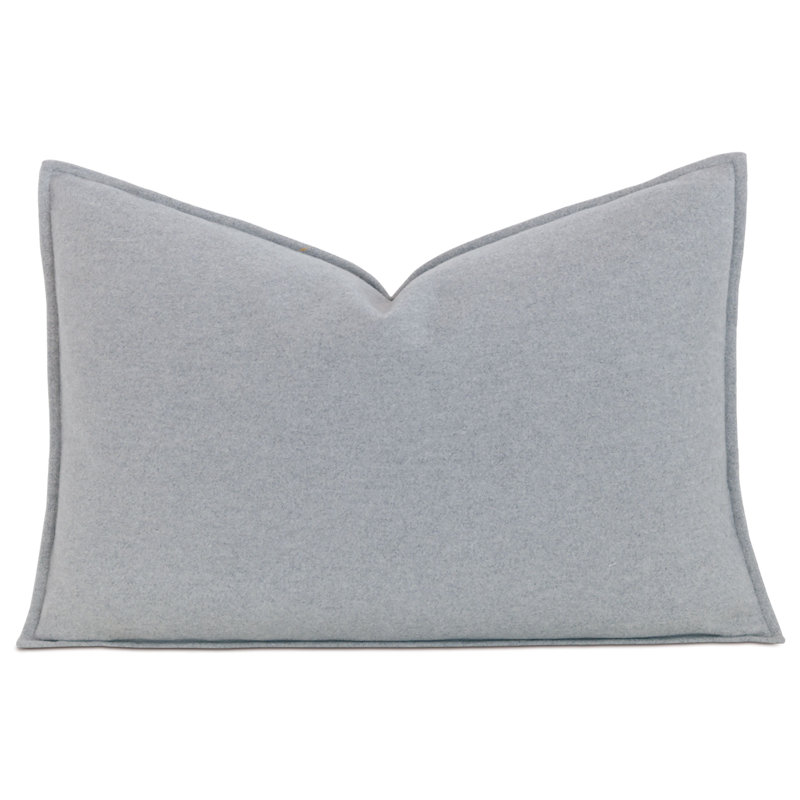 Brera 100% Cotton Pillow Sham, Queen, Gray