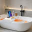 Plateau de baignoire extensible en bambou-1548461528